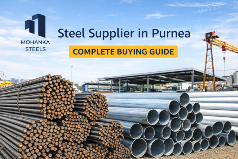 Steel supplier in Purnea complete buying guide Mohanka Steels TMT bars and steel pipes